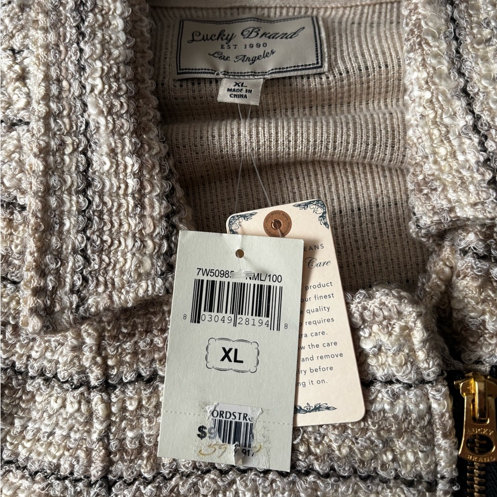Lucky Brand new Tweed Jacket